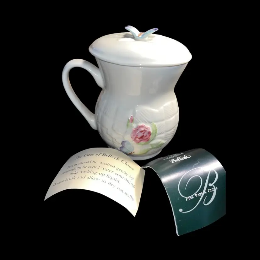 2006 Bulleek Summer Butterfly Covered Mug With Butterfly (was $12)