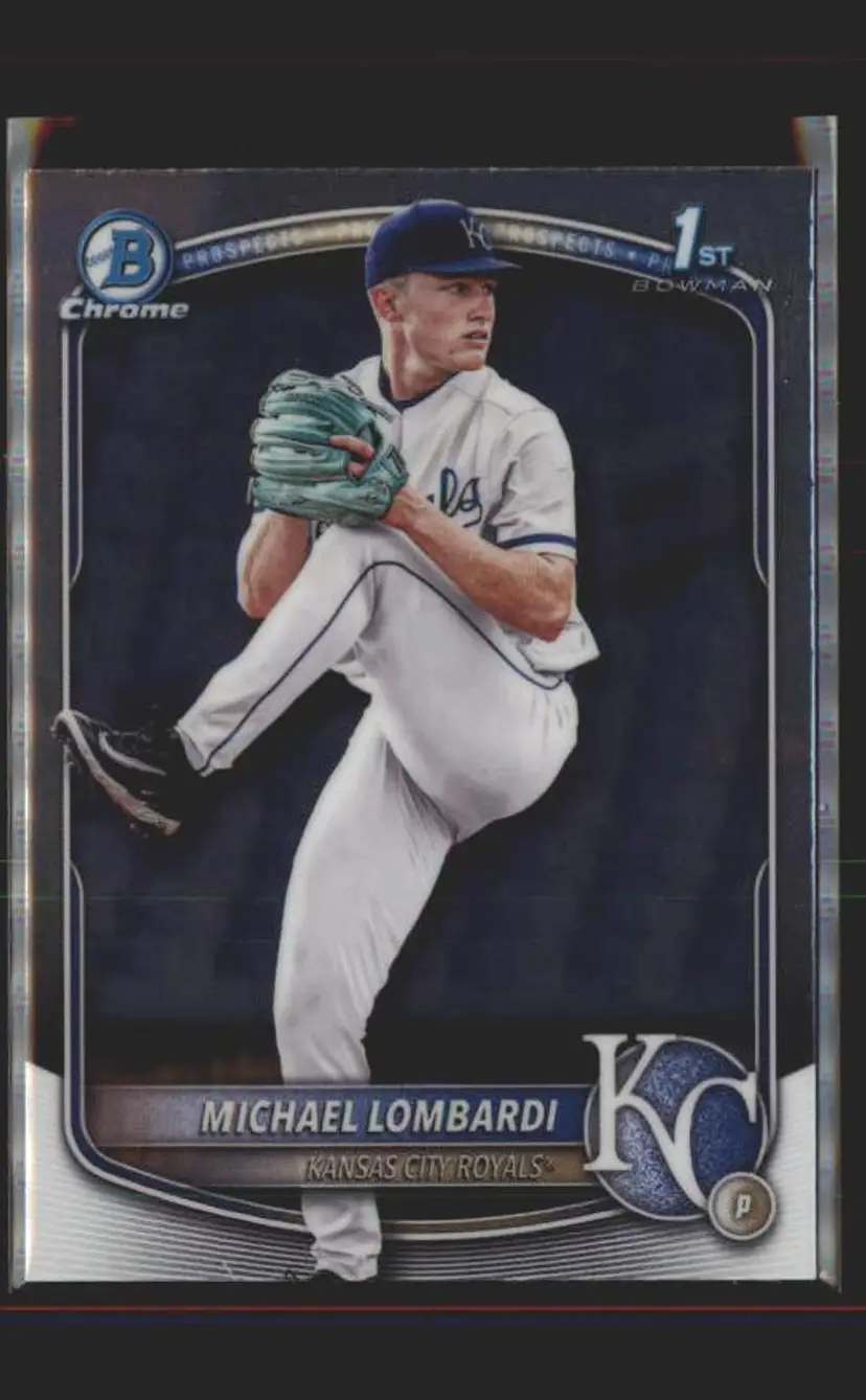 2025 Bowman Draft #BDC-118 Michael Lombardi Chrome - (137) - Kansas City Royals