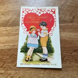 Antique Valentine Postcard
