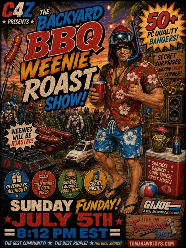 C4Z Presents The GI Joe Backyard BBQ Weenie Roast Show!