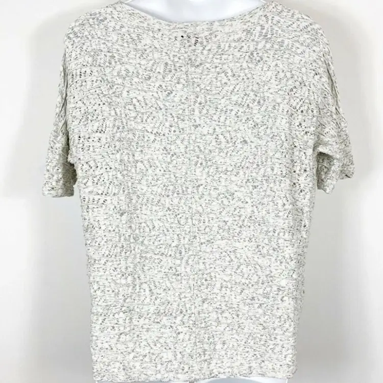 NEON BUDDHA Top Size Large Open Weave Knit Art To Wear Boxy Womens Active