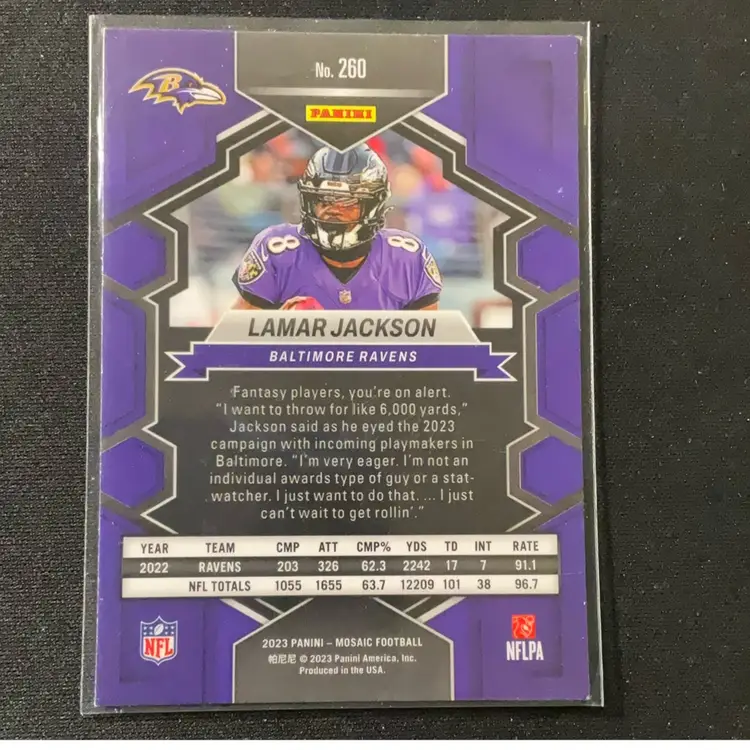 Lamar Jackson Mosaic 2023 National Pride