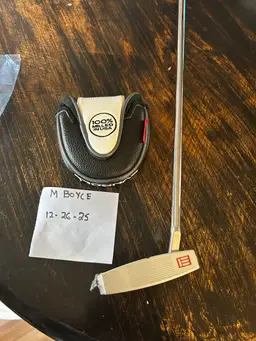 Evenroll Ev12 35” In White Putter With Headcover