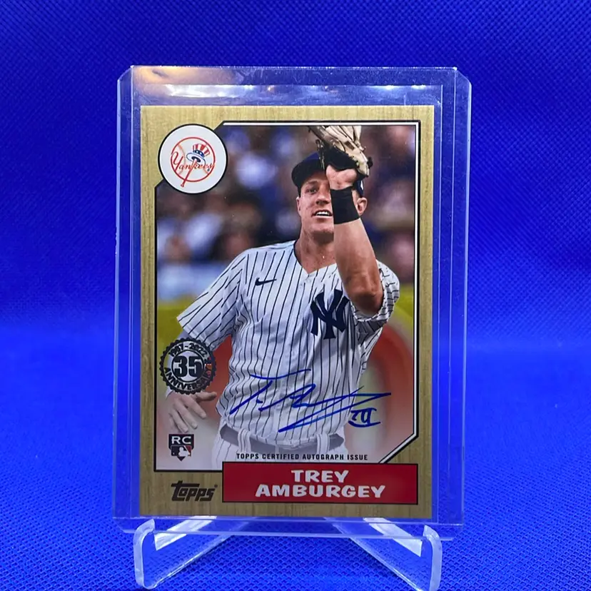 2022 Topps Trey Amburgey RC Auto 87BA-TAA
