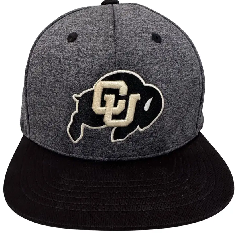 Colorado Buffaloes NCAA Top Of The World Heather Gray Flat Bill Snapback