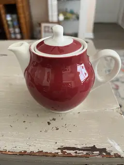 Syracuse China McCormick Baltimore Pattern Single Serve Teapot