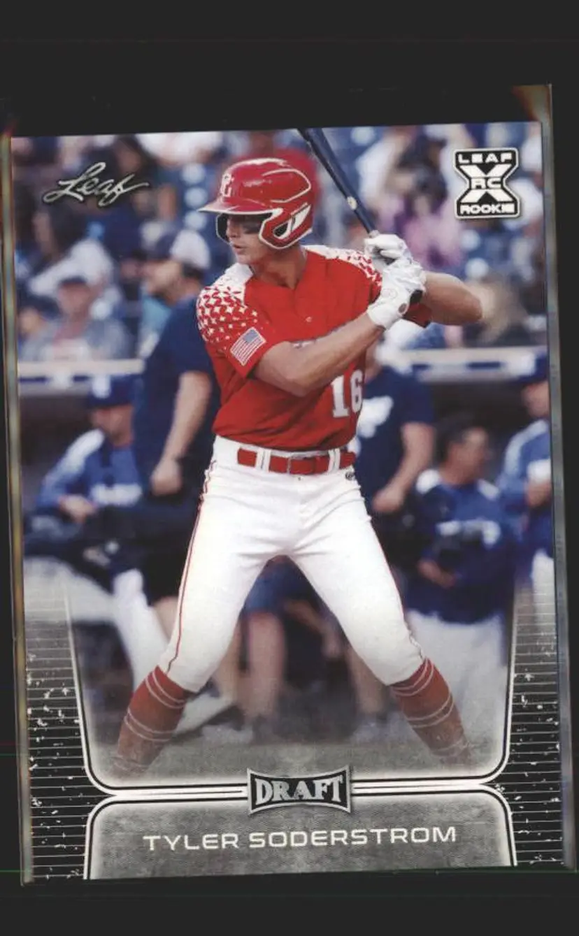 2020 Leaf Draft #46 Tyler Soderstrom - (137) - Oakland Athletics