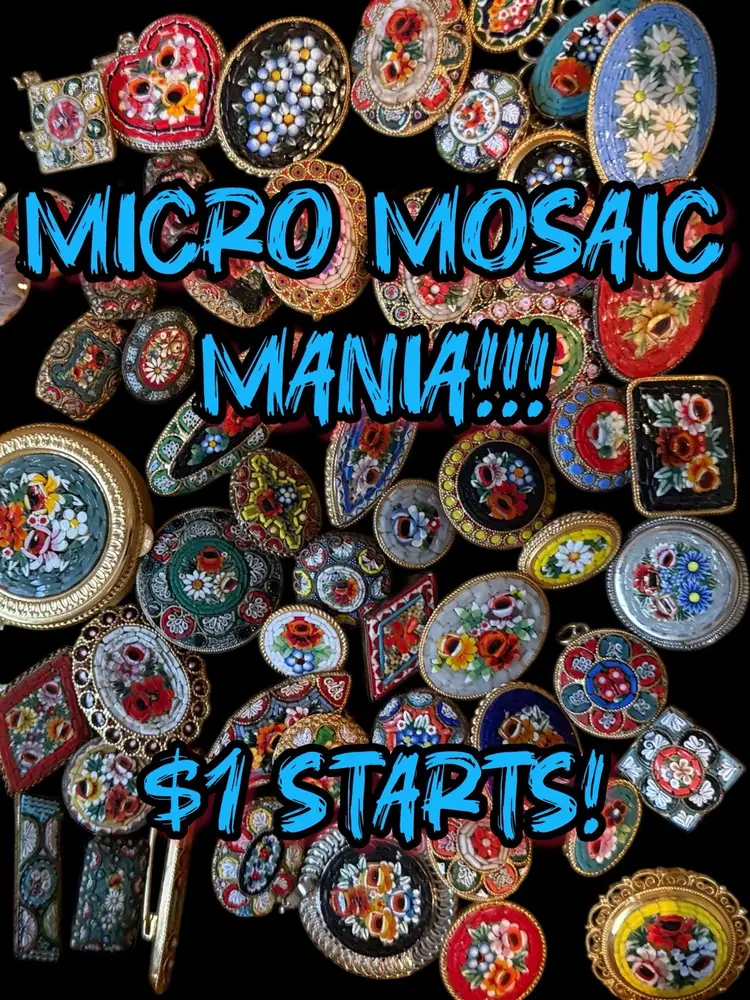Micro Mosaics!  $1 Starts!  Free US Shipping!!