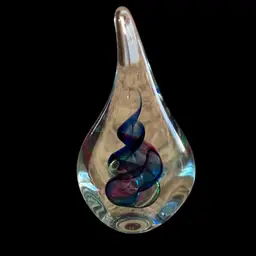 Polish Swirl Paperweight