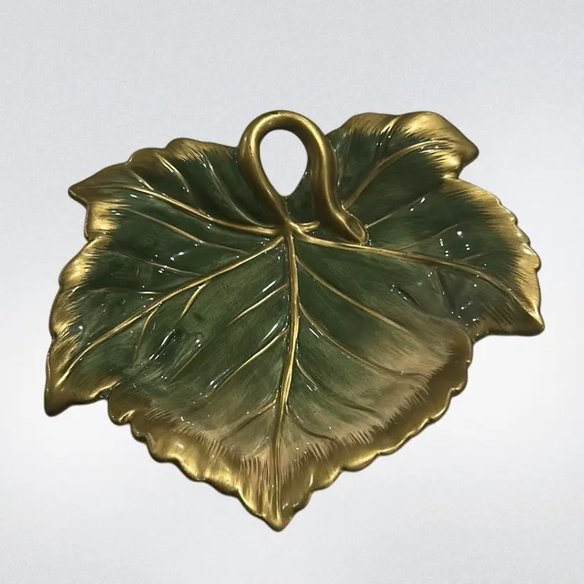 Fitz and Flloyd classics, fruit design leaf plate