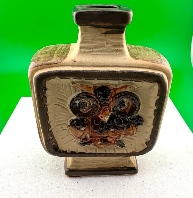 Small Owl Vase Mid Century Modern 4” Tall x 2.75” Wide