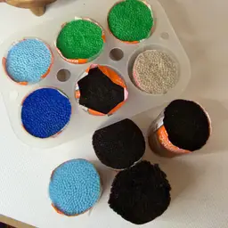 New Lot of 10 Bucilla Latch Hook Rug Yarn 100% Acrylic Multicolor Colors