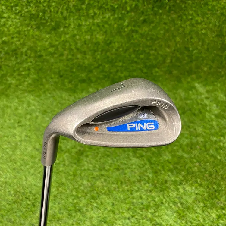 Ping G2 Lob Wedge Orange Dot 2* Flat⛳️ Left Handed True Temper Steel LH Ping Grip