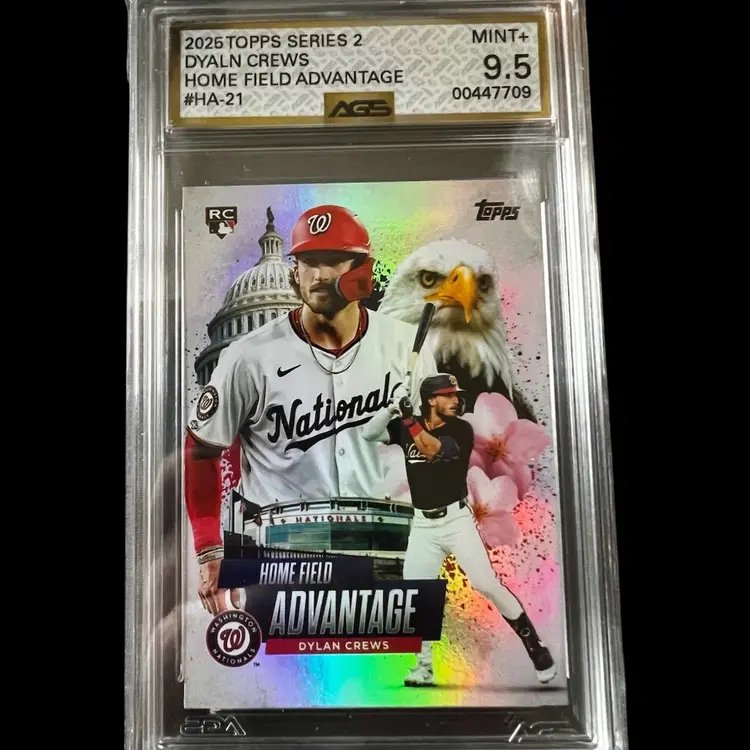 Dylan Crews 2025 Topps Home Field Advantage AGS 9.5