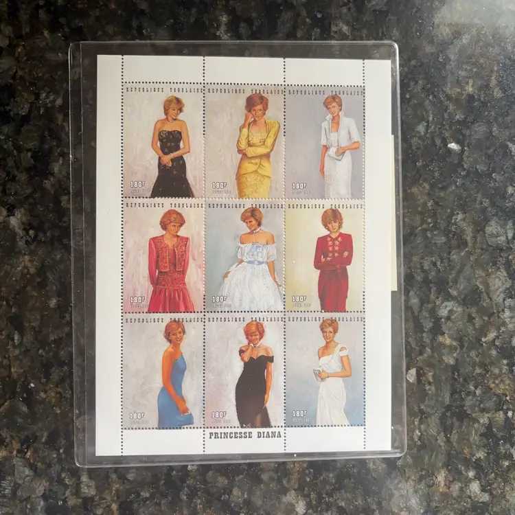 Princess Diana Collectors Stamps