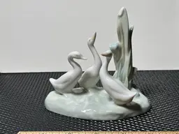 Vintage NAO by Lladro Group of 3 Geese 4.5" Tall Porcelain Figurine