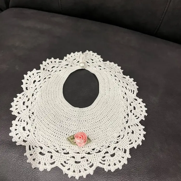 Hand Crocheted Baby Collar