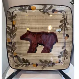 Vintage Italian Hand-Painted Platter