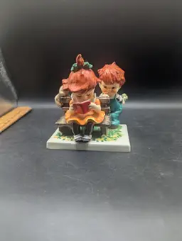 Vintage Goebel Charlot Byj6 Redheads Figurine A YOUNG MAN'S FANCY 1957.