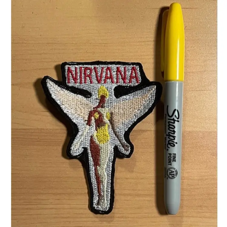 Nirvana In Utero Album Cover Embroidered Patch