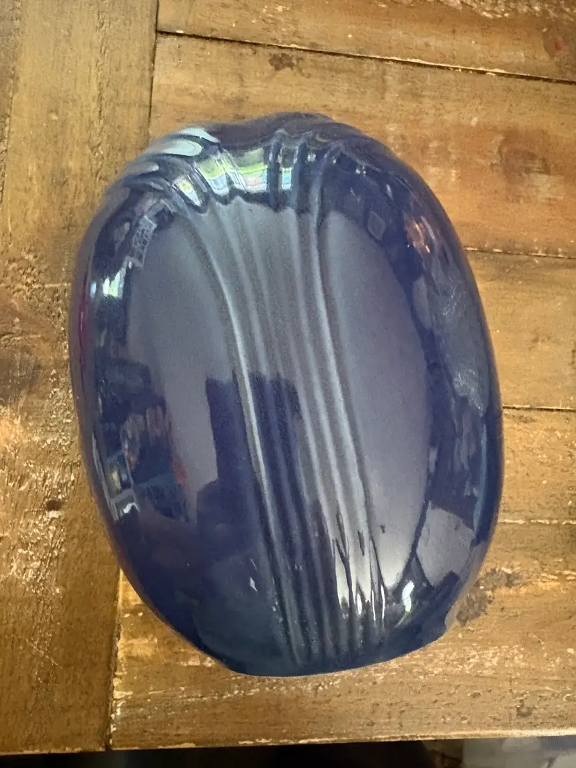 Vintage dark blue Artmark vase Japan