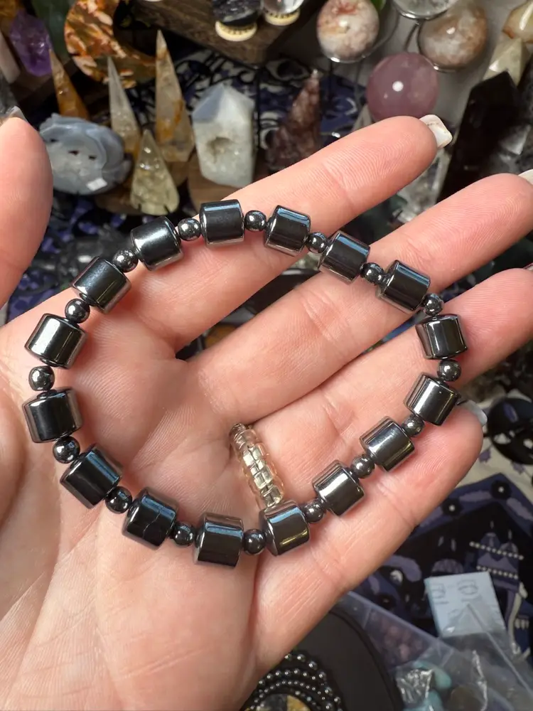 Natural Hematite Bracelet