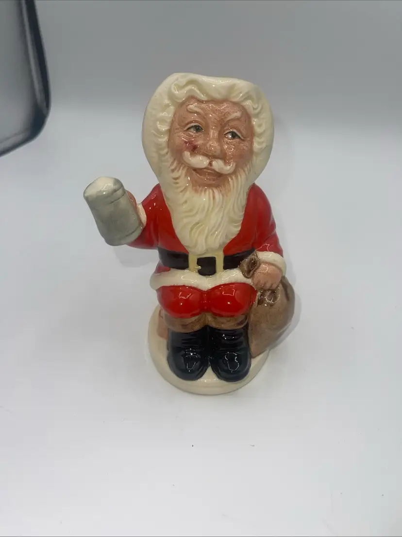 VTG Royal Doulton Father Christmas Toby Mug Santa Claus Drinking Ceramic READ