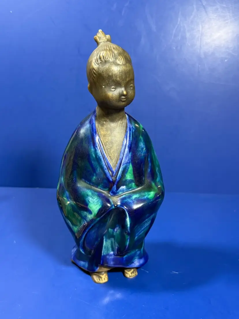 Vohann of California 1962 Ceramic Figurine – 9” Tall – Vintage USA Made