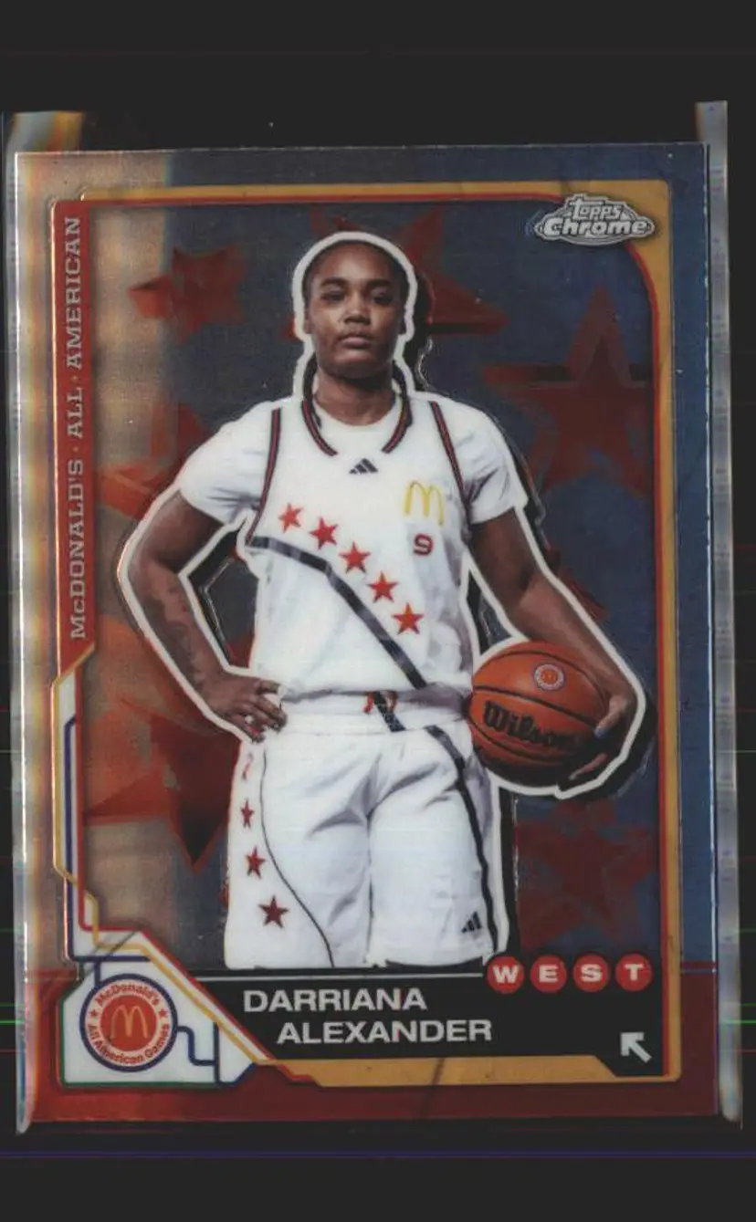 2025 Topps Chrome McDonald's All American #34 Darriana Alexander - (141)