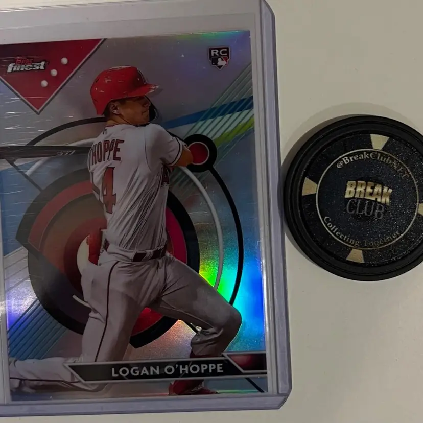 Logan O'Hoppe RC Finest Refractor Los Angeles Angels
