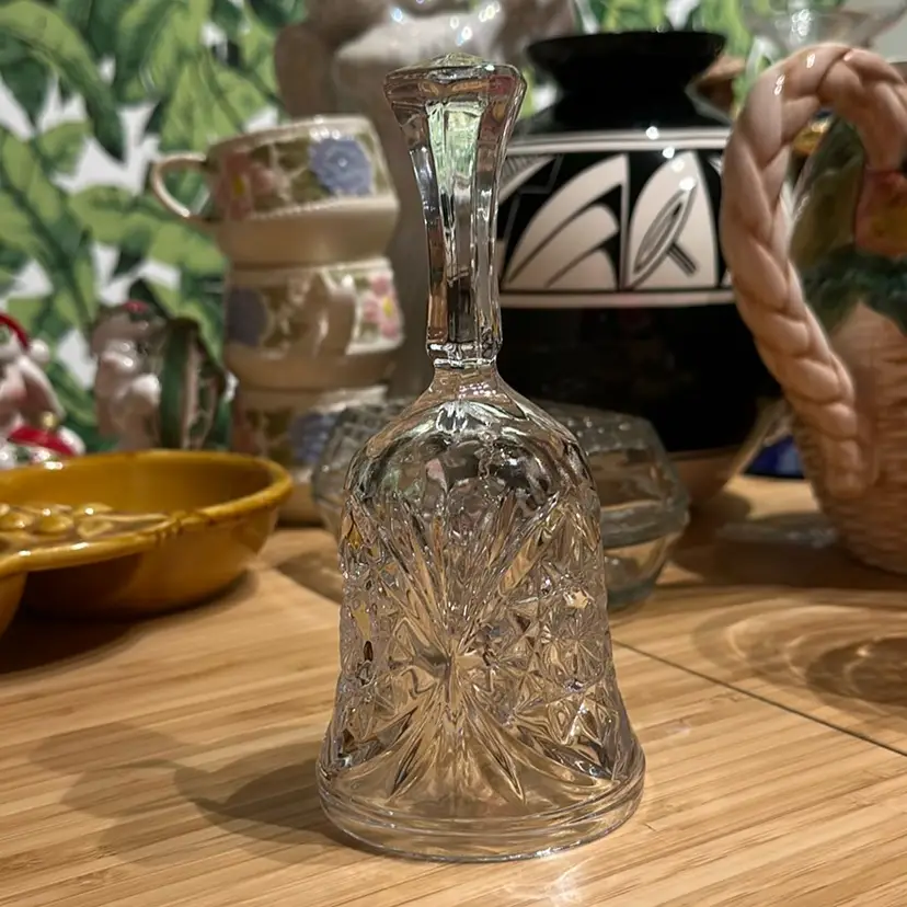 Vintage Anchor Hocking Crystal Bell