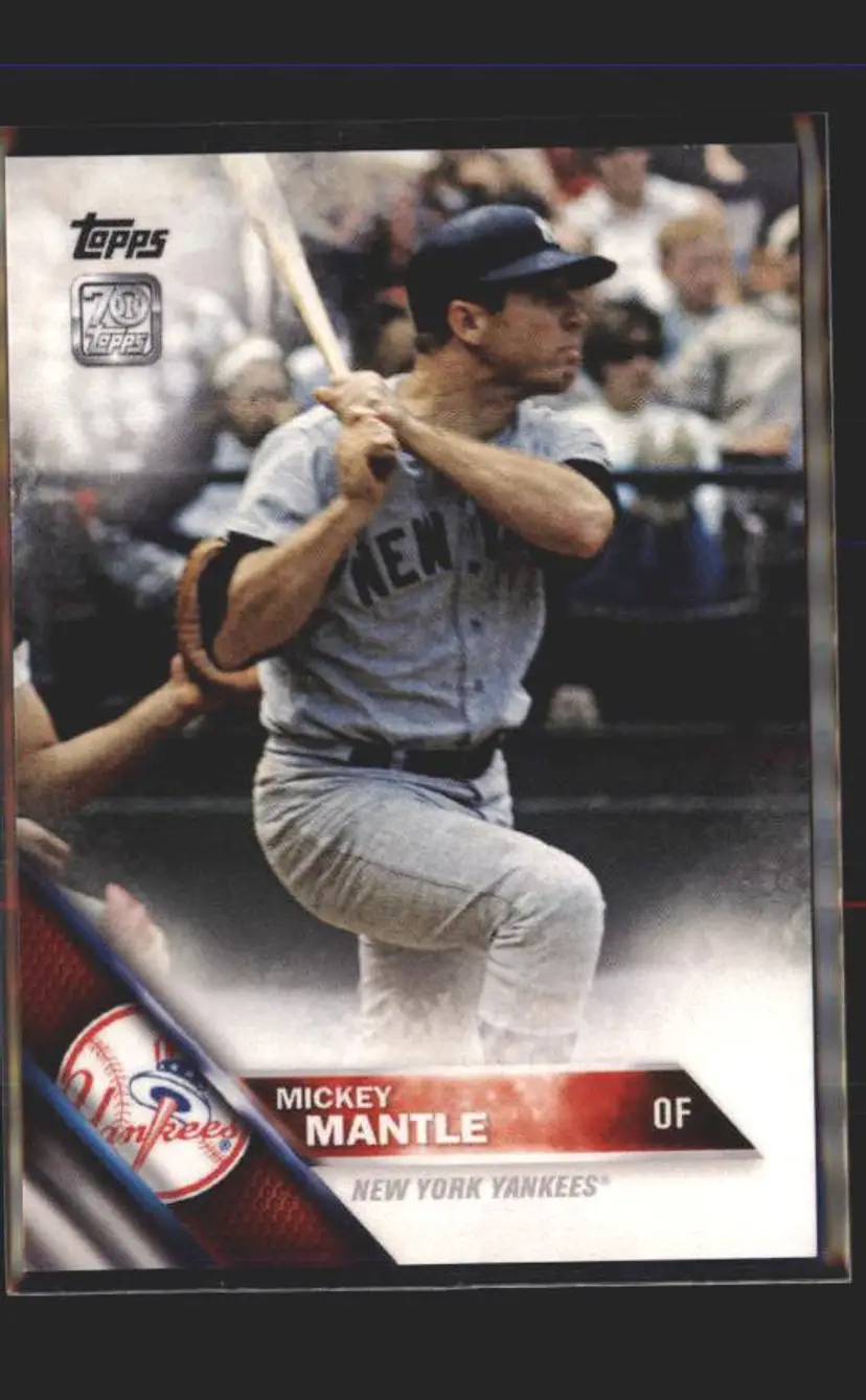 2021 Topps x Mickey Mantle #MM45 Mickey Mantle - (137) - New York Yankees