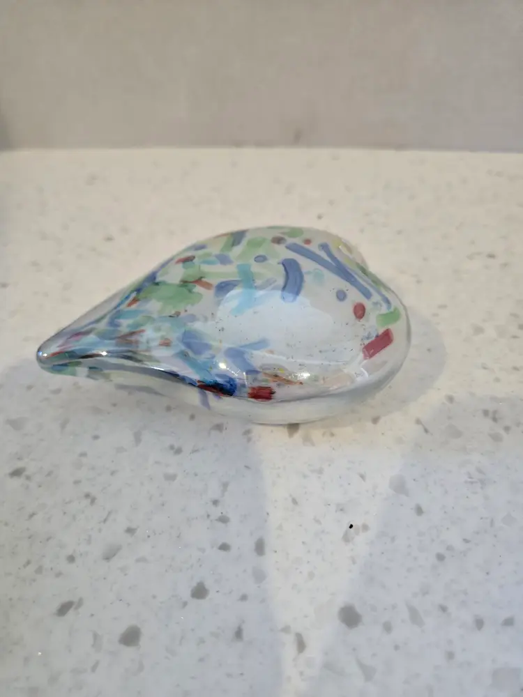 Contemporary Heart Paperweight