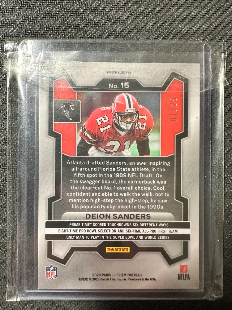 Deion Sanders Navy Camo 1/25