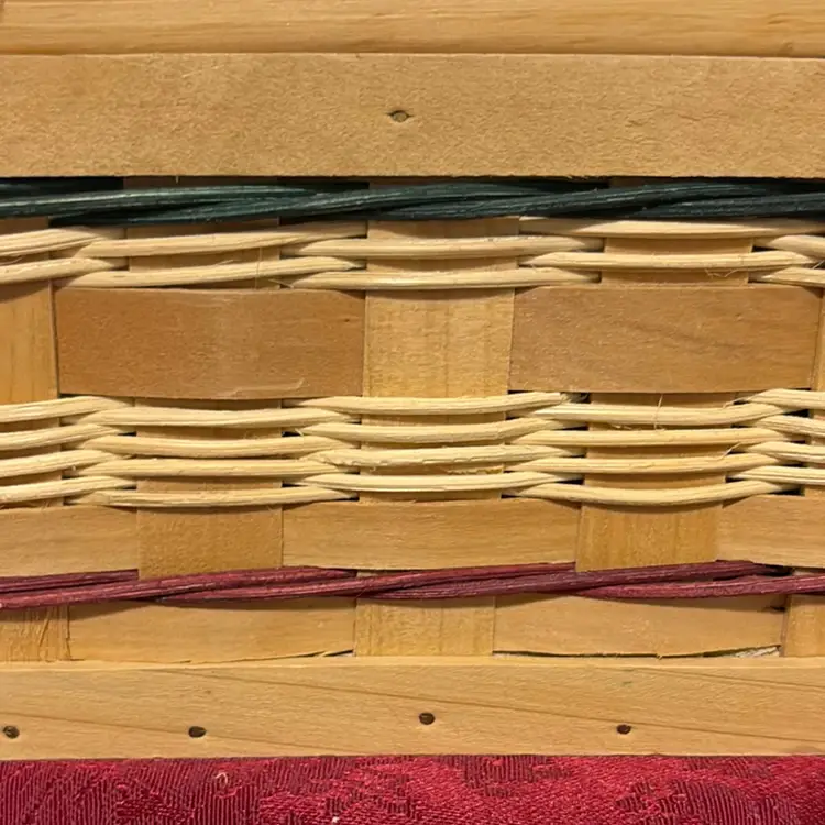 Wicker/Wood Woven Tissue Cover