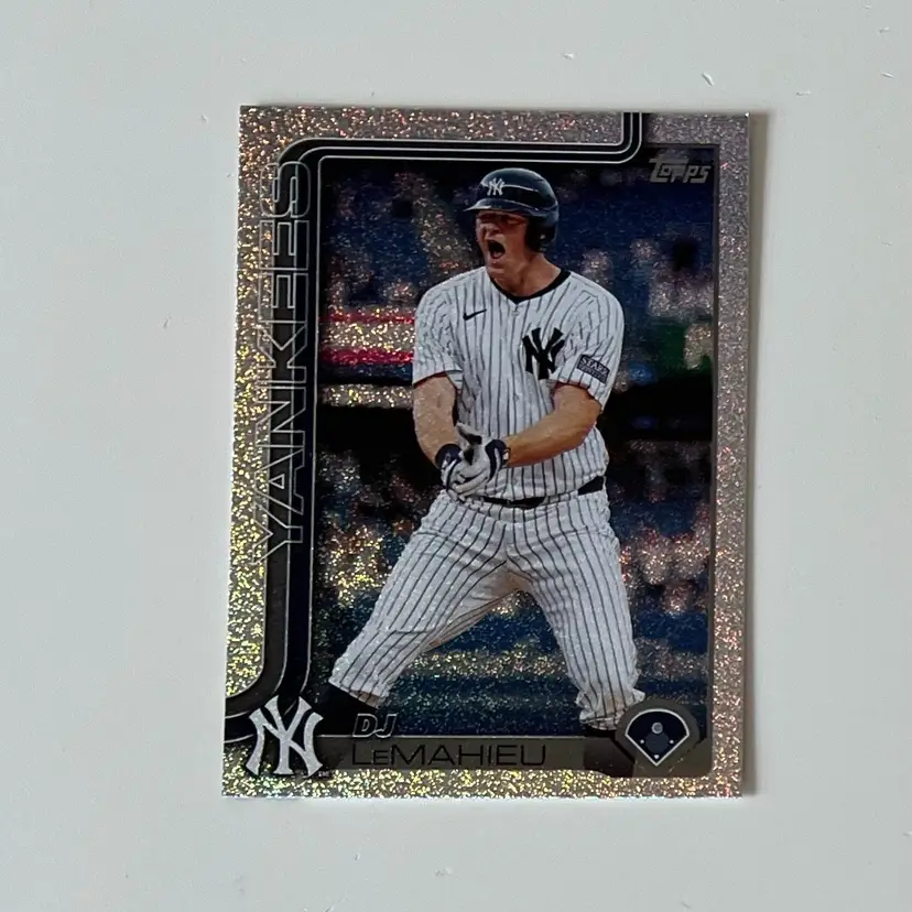 DJ Lemahieu Topps Sandglitter New York Yankees