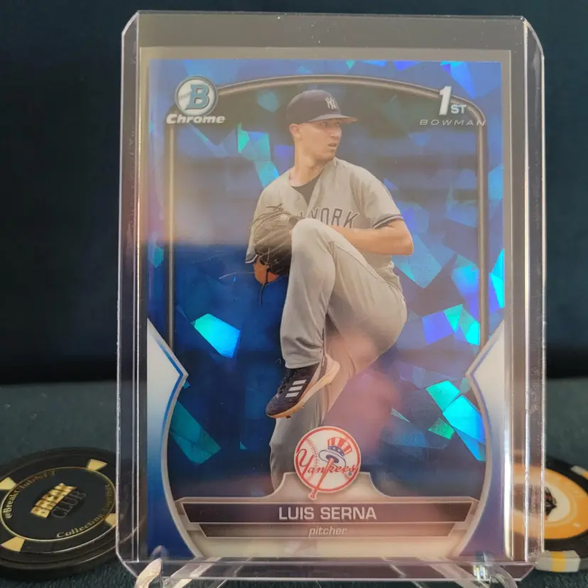 Luis Serna 2023 Bowman Chrome Sapphire 1st Bowman New York Yankees