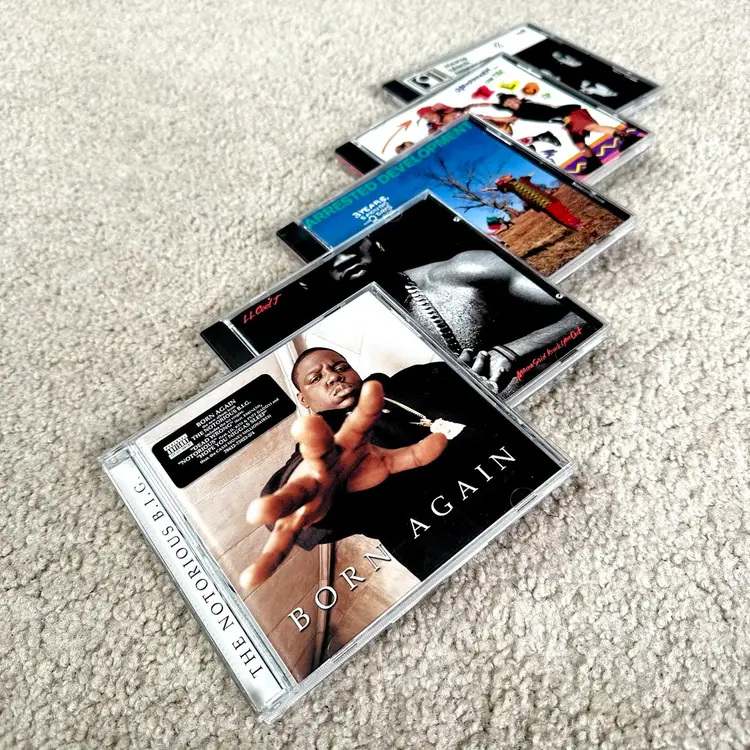 5 CDs Notorious B.I.G. LL Cool J Arrested Development TLC Young Black Teenagers