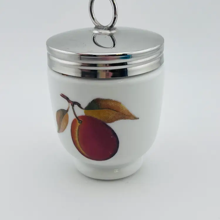 Royal Worcester Porcelain Jumbo Egg Coddler 4”
