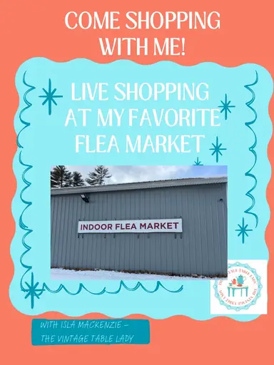 Live Shopping @ The Flea Market - You Choose What We Buy!