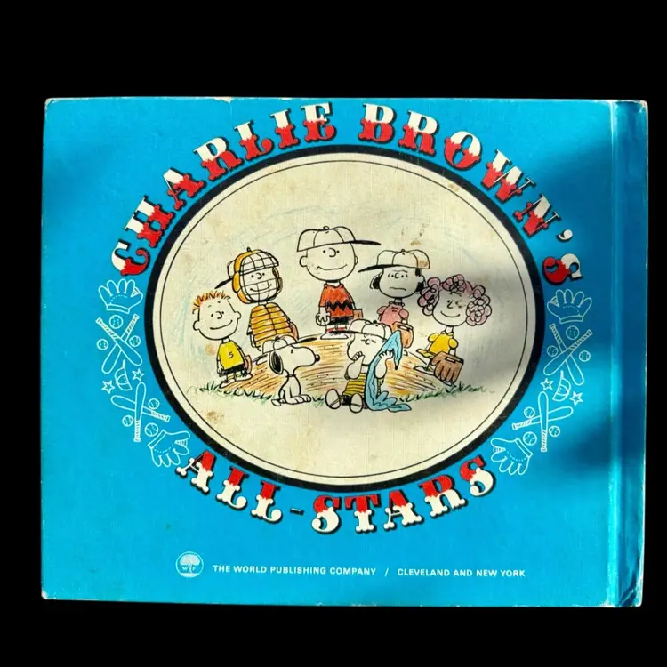 1966 Vintage CHARLIE BROWNS ALL-STARS | HC Book FIRST Edition AS IS READ