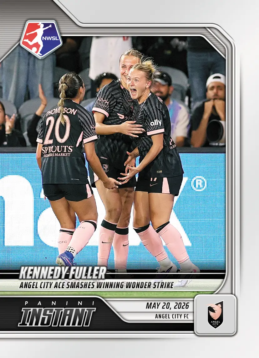 Kennedy Fuller Soccer Card Limited Edition Only 67 Made - Angel City FC - 2026 Panini Instant NWSL Wonder Strike