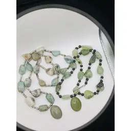 2 Gemstone Necklaces