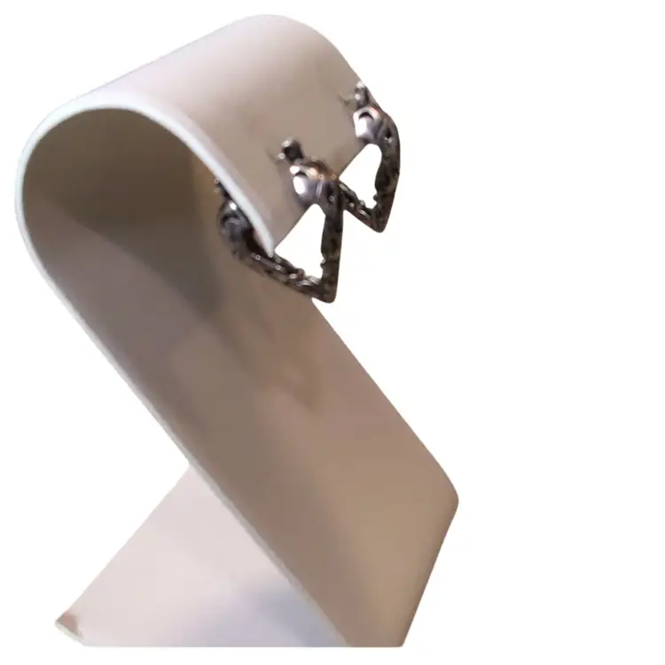 Sterling Heart Earrings