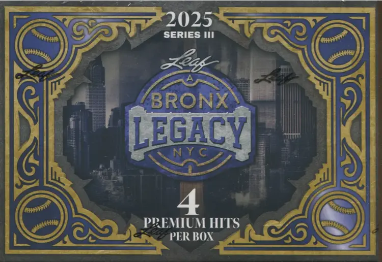 2025 Leaf Bronx Legacy Hobby Box (Personal Rip Live)(Rips 10/31)