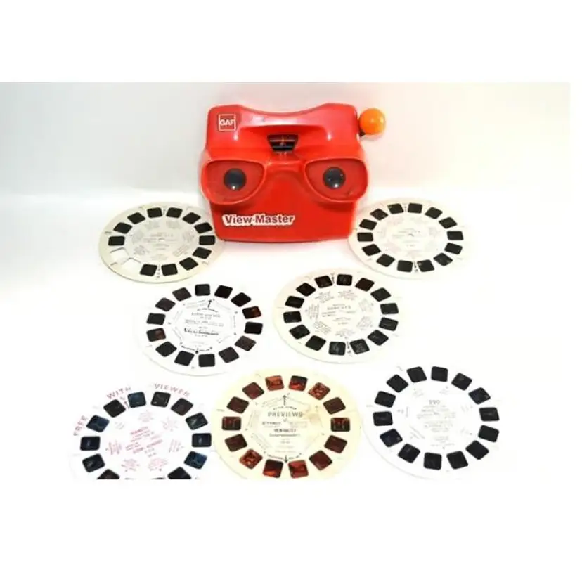 7 Vintage Viewmaster Reels 1 Viewer Scenic And Misc