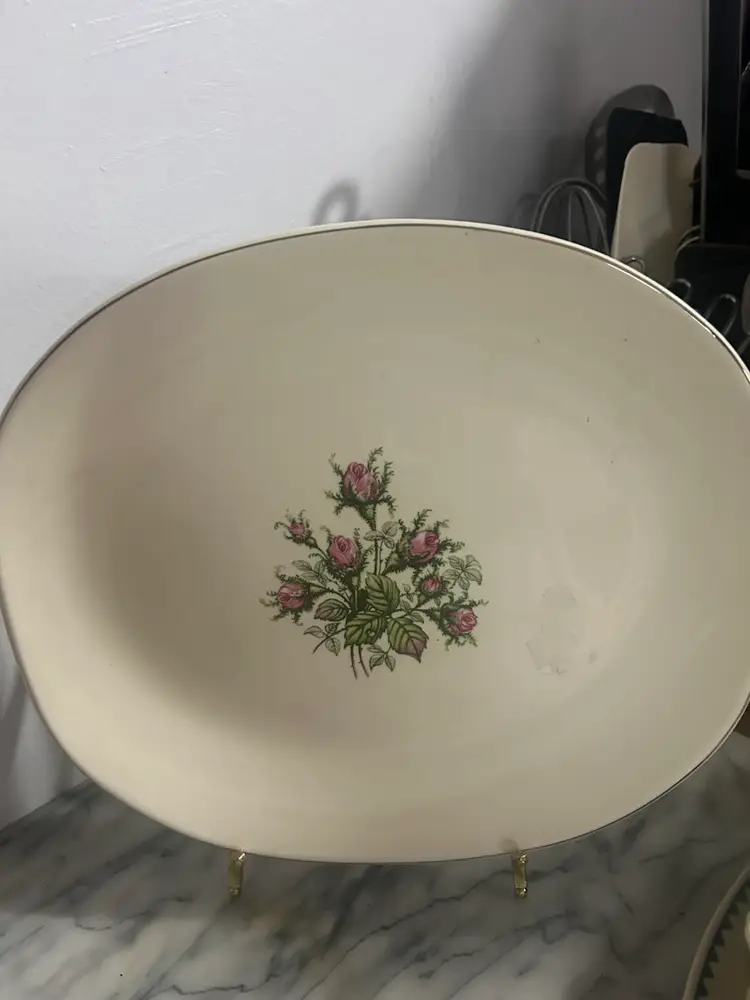 Moss Rose Serving Platter