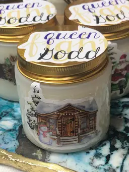 1 Christmas Carol 🫶🏻Fireplace coconut- Comforting holiday Moments in front of Fire with a Good Book CANDLE Handmade Christmas