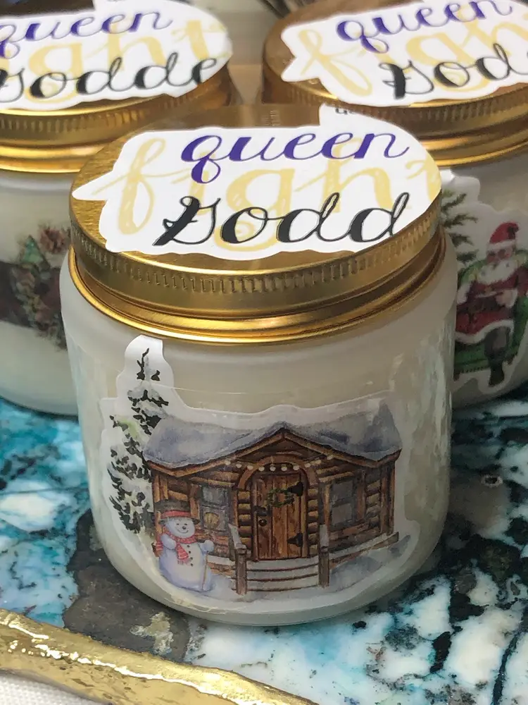 Christmas Carol 🫶🏻Fireplace coconut- Comforting holiday Moments in front of Fire with a Good Book CANDLE Handmade Christmas