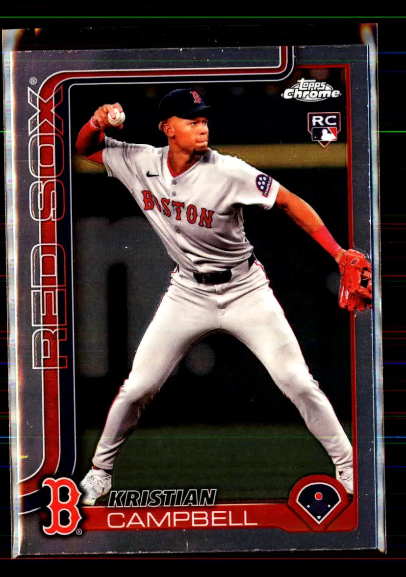 Kristian Campbell 2025 Topps Chrome #171 - (113) - Boston Red Sox